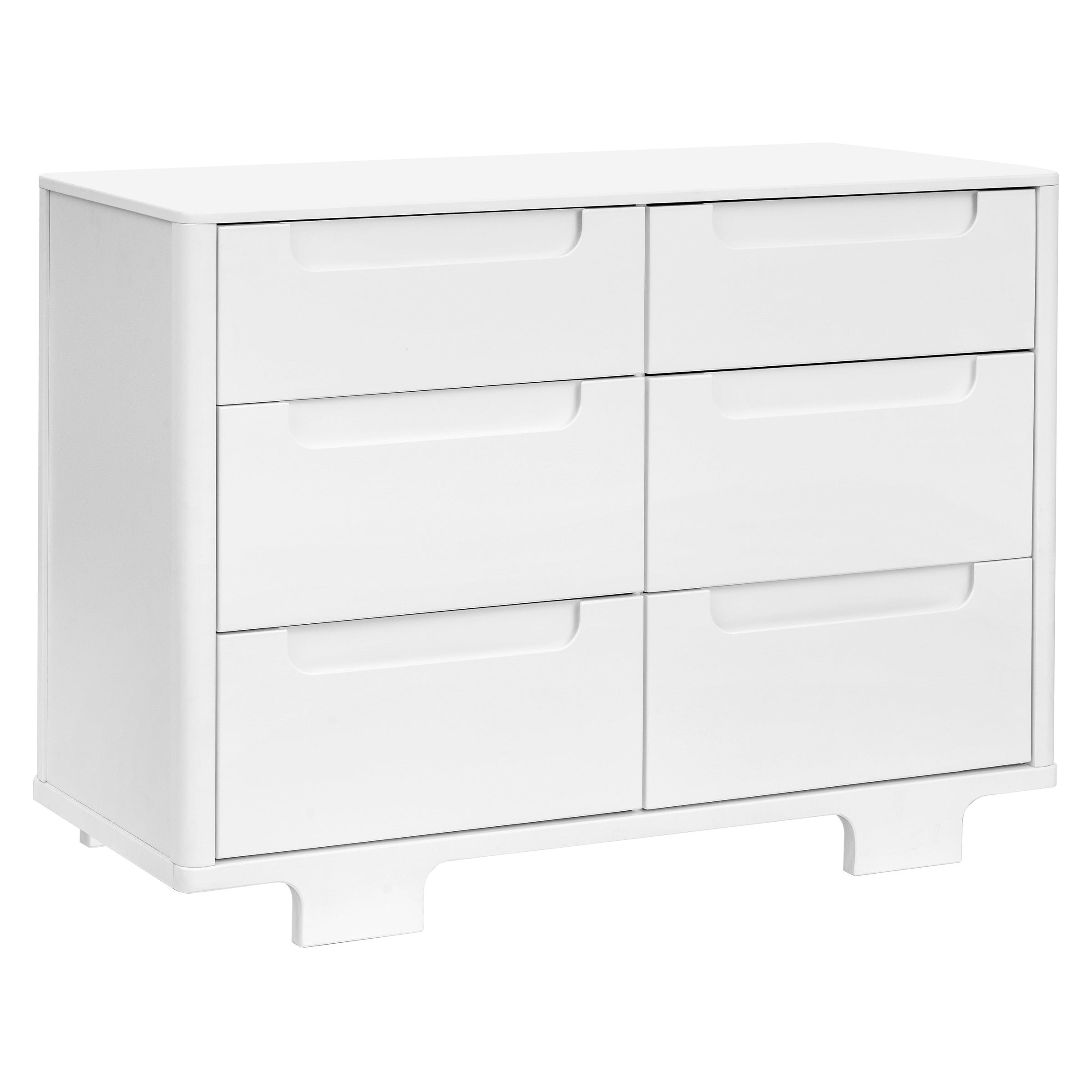 M23426W,Yuzu 6-Drawer Dresser in White