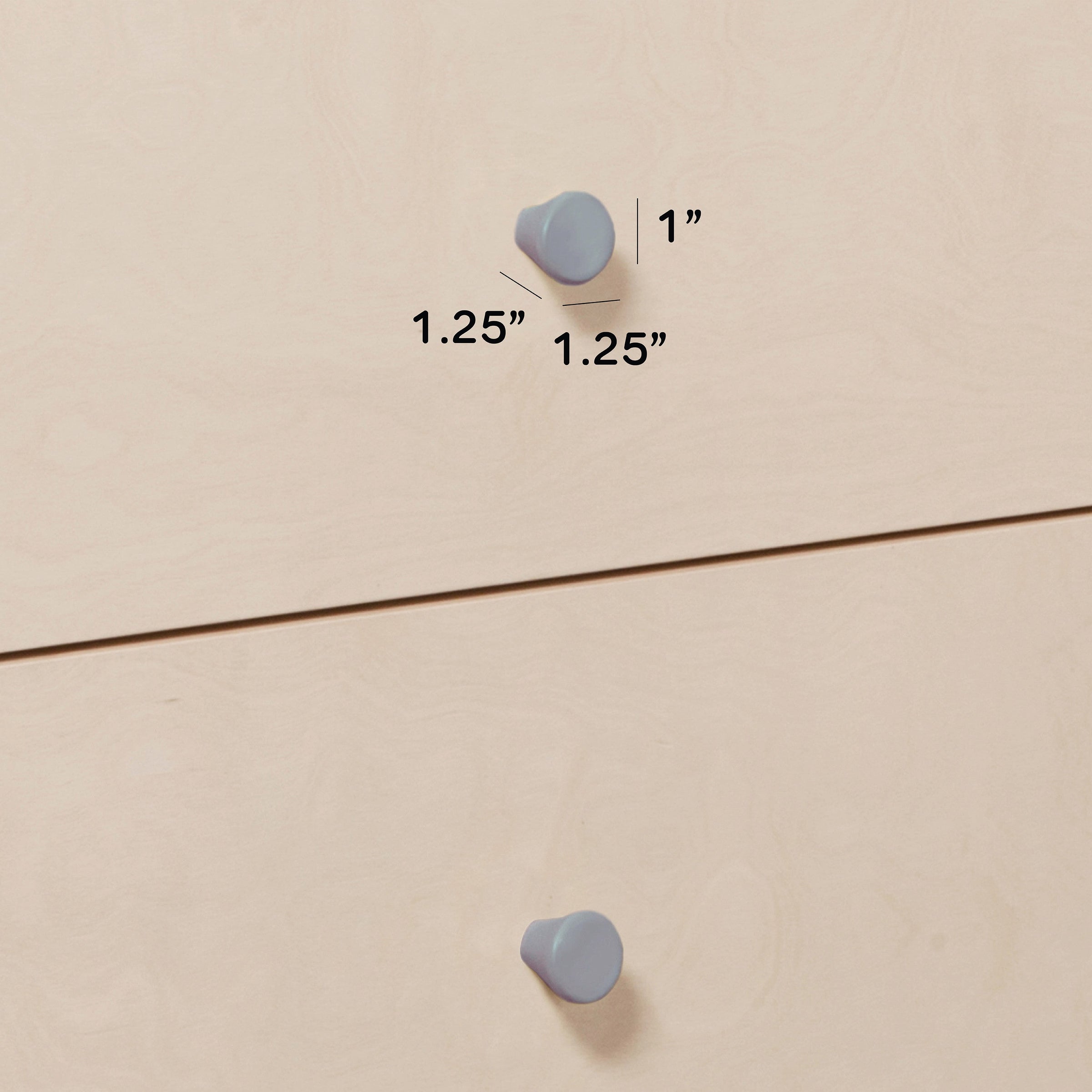 M12971G,Gelato Knob Set in Grey Finish