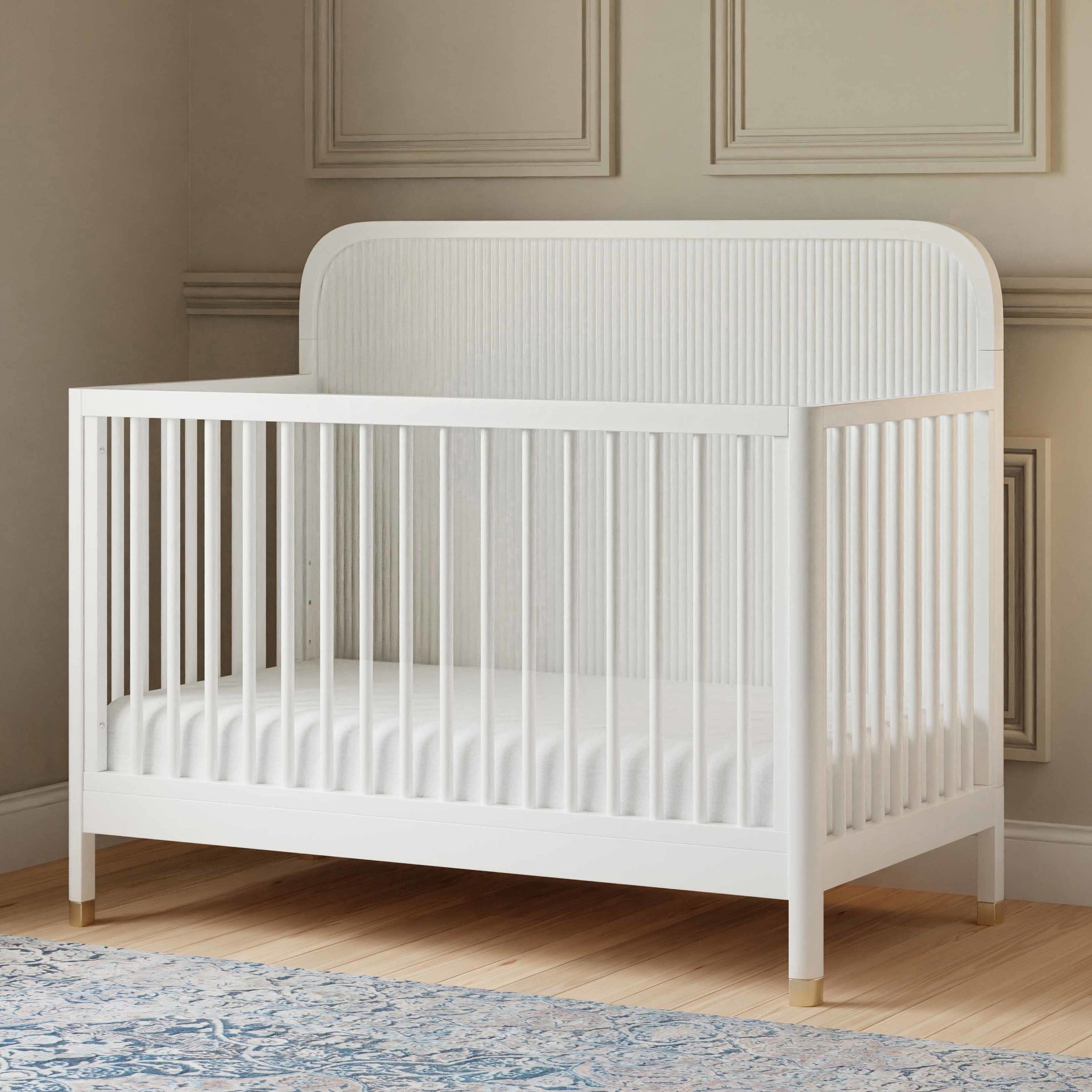 M26701RW,Brimsley Tambour 4-in-1 Convertible Crib in Warm White