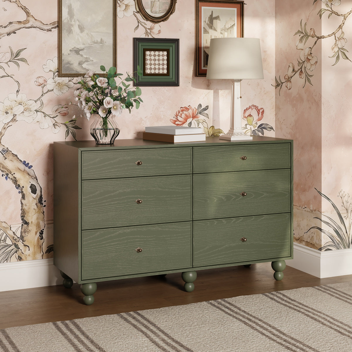 M33316AE,Nate Berkus x Babyletto Astre 6-Drawer Dresser in Archival Elm