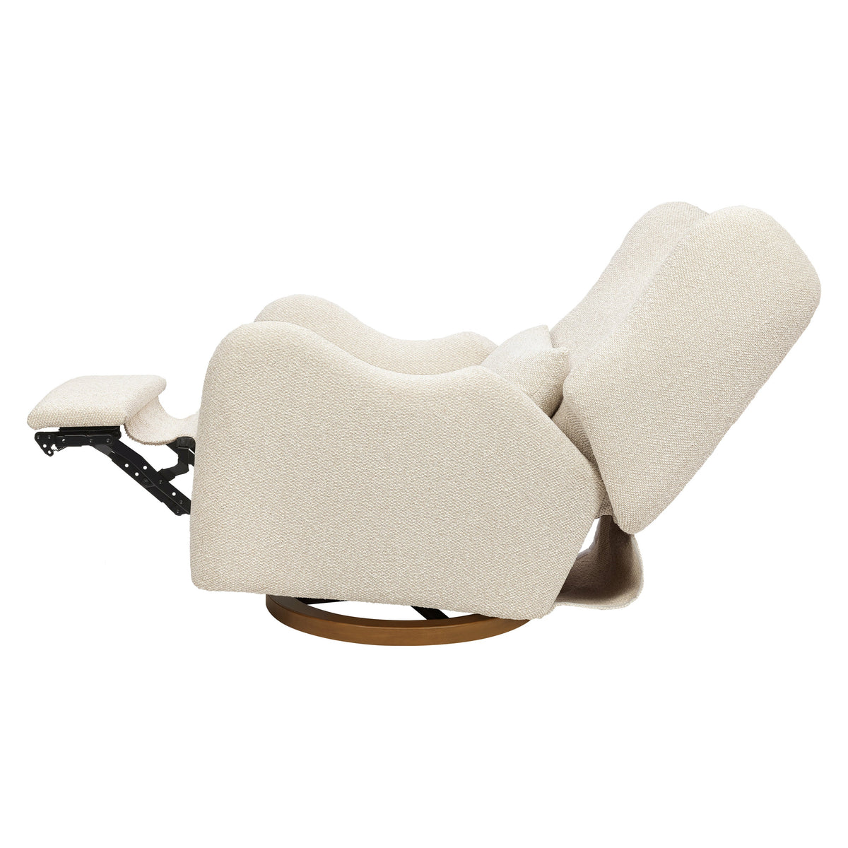M34288PSWTB,Nate Berkus x Babyletto Westham Power Recliner in Performance Powder Slub Weave w/Toffee Base