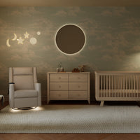 M11283PBEW,Kiwi Deluxe Power Glider Recliner w/Heat&Massage in Performance Beach Eco-Weave