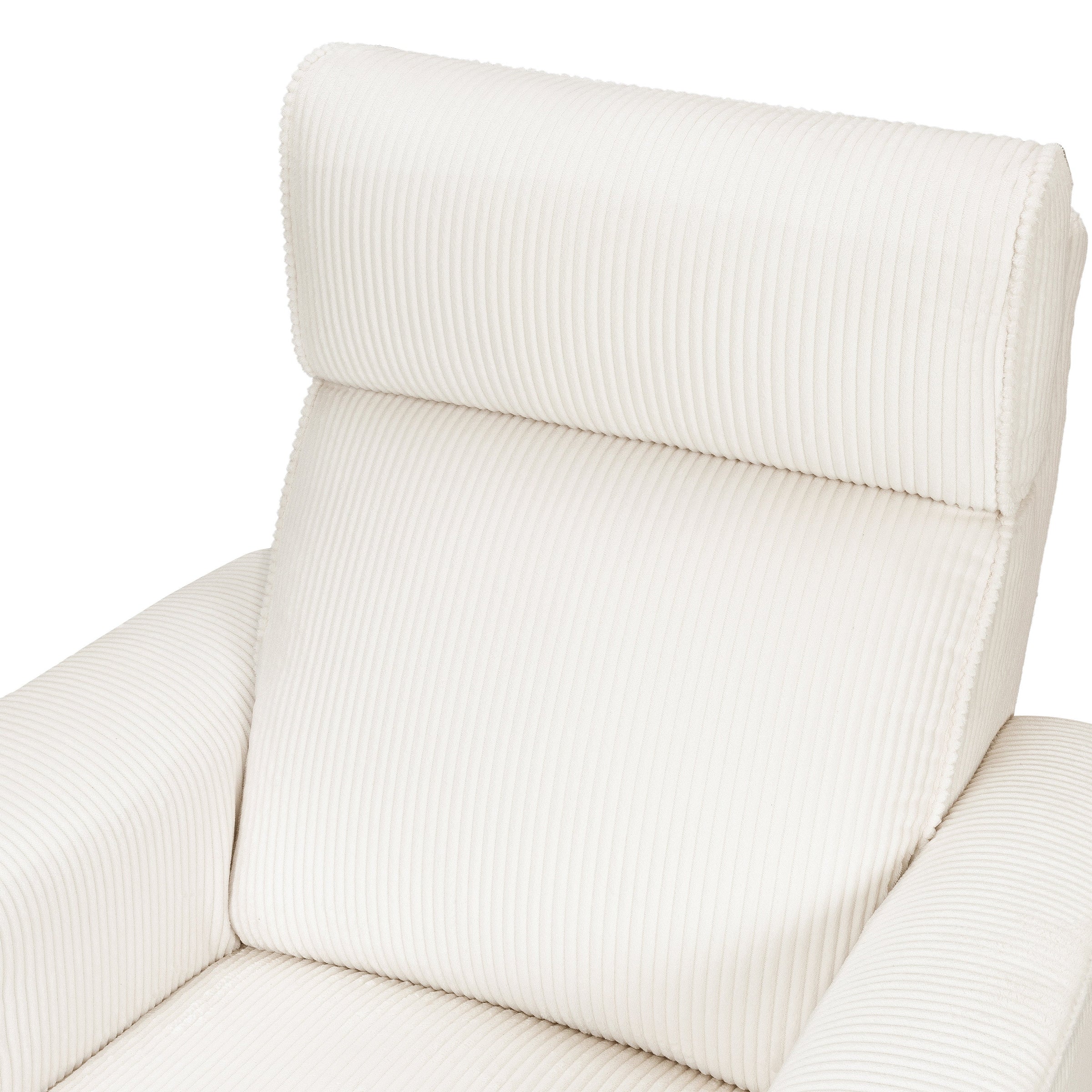 B17186YC,Willa Plus Power Glider Recliner w/ Power Headrest in Ivory Corduroy