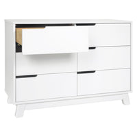 M4216W,Hudson 6-Drawer Double Dresser  Assembled in White Finish