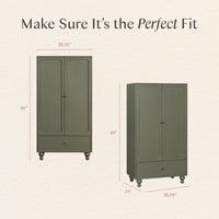 M33329AE,Nate Berkus x Babyletto Astre Assembled Armoire in Archival Elm