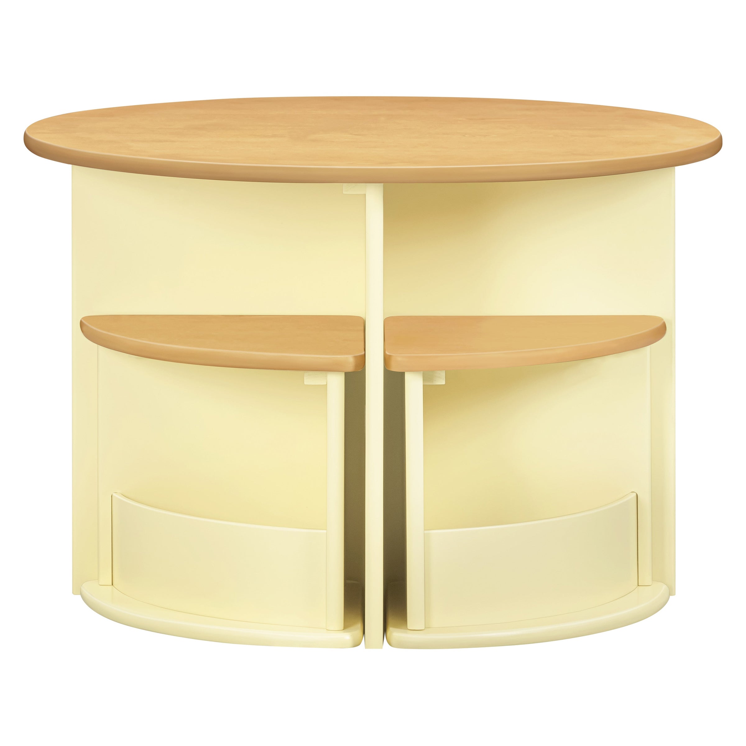 M31720PYHY,Nessa Nesting Play Table in Pale Yellow and Honey