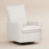 M20977CMSG,Cali Flange Gliding Swivel Recliner in Cream Shearling