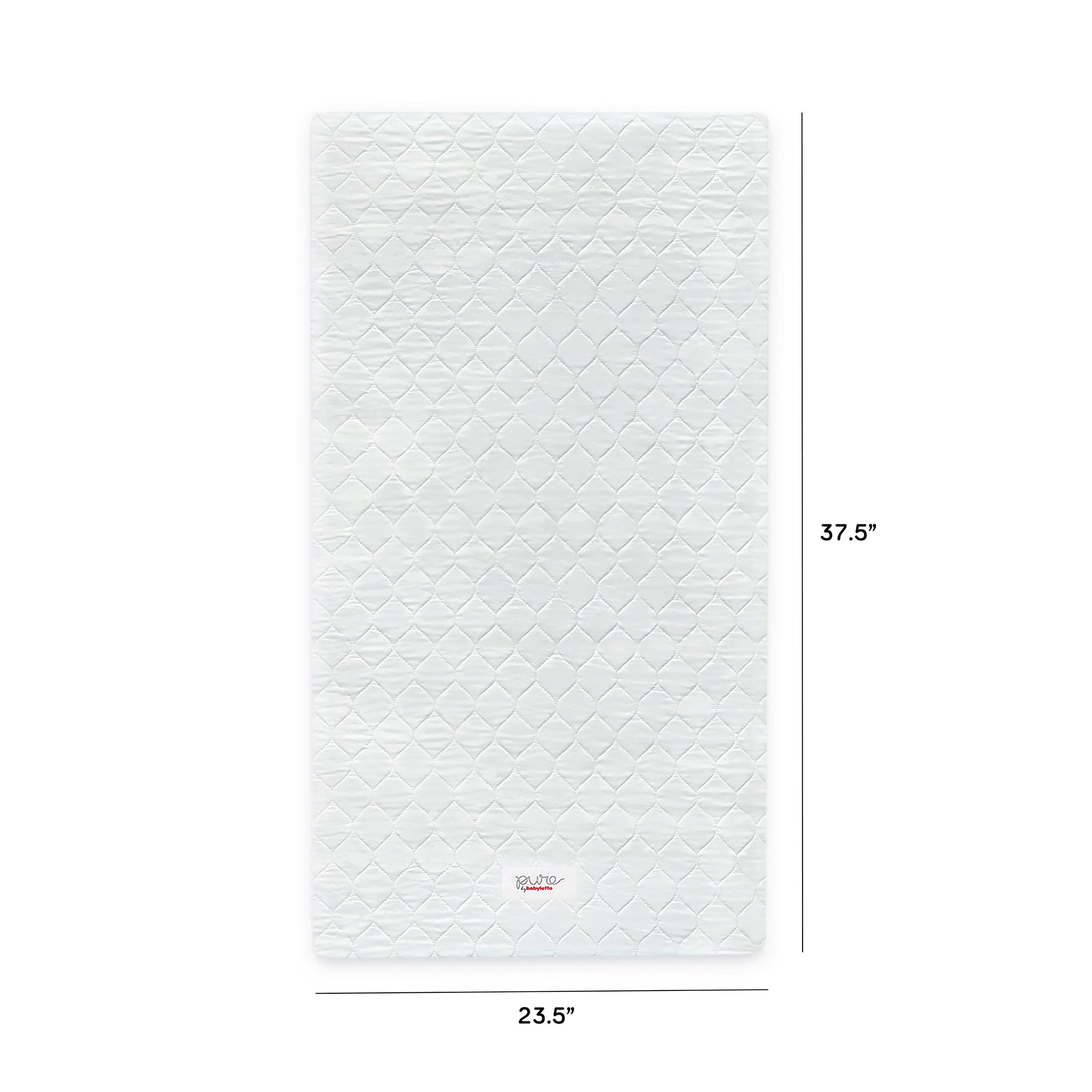 M5346C,Pure Core Non-Toxic Mini Crib Mattress with Hybrid Cover