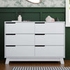 M4216W,Hudson 6-Drawer Double Dresser  Assembled in White Finish