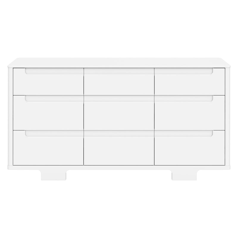 M23428W,Yuzu 9-Drawer Dresser  Assembled in White