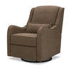 M27787PTEB,Devon Recliner and Swivel Glider in Performance Truffle Eco-Basketweave