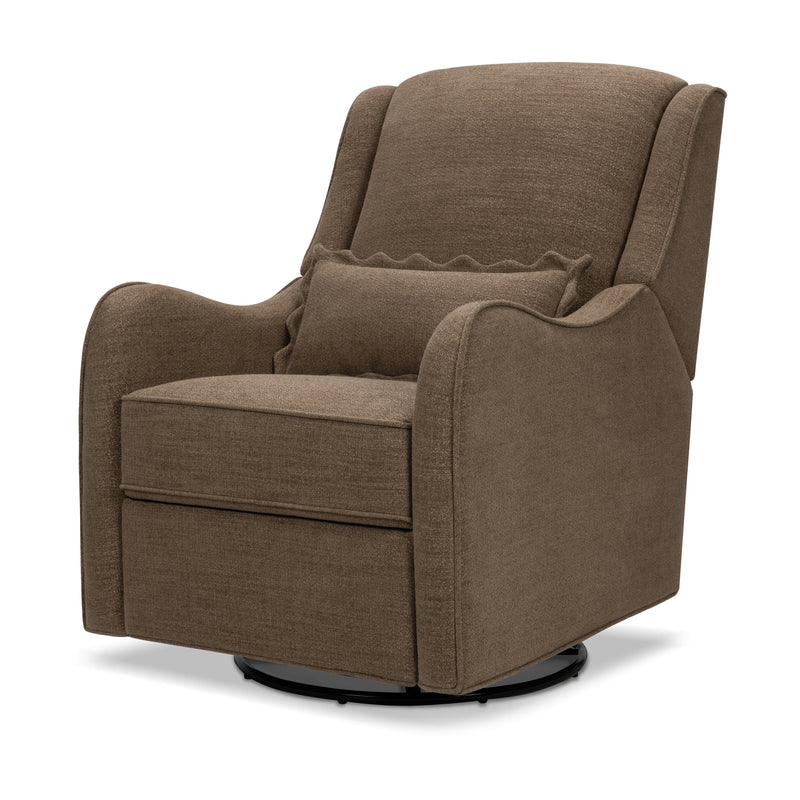 M27787PTEB,Devon Recliner and Swivel Glider in Performance Truffle Eco-Basketweave