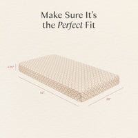 T34335ASR,Nate Berkus x Babyletto Crib Sheet in Autumn Star