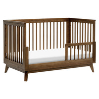 M5801NL,Scoot 3-in-1 Convertible Crib w/Toddler Bed Conversion Kit in Natural Walnut