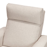M17182PBEW,Willa Pro Power Glider Recliner w/ Power Lumbar in Performance Beach Eco-Weave