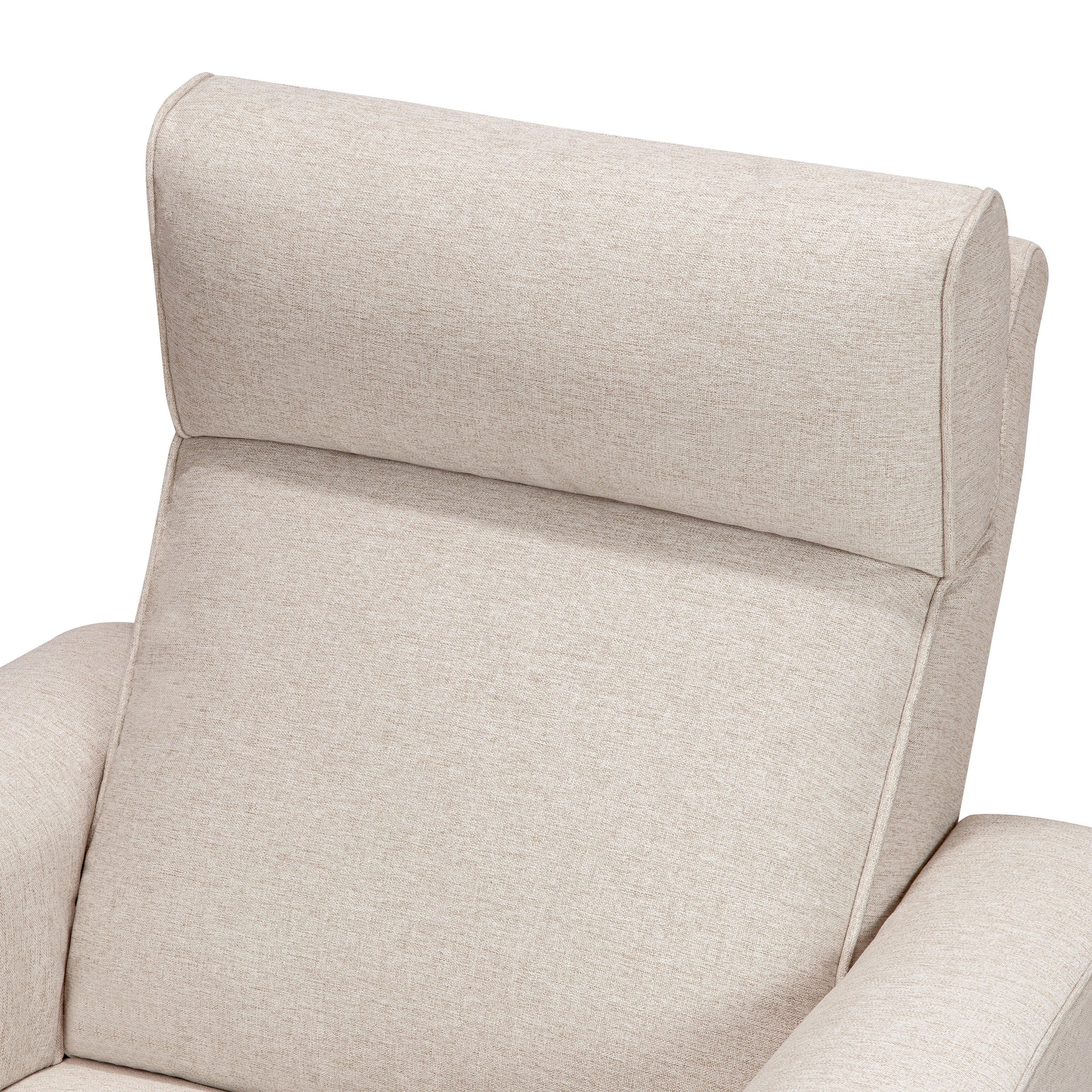 M17182PBEW,Willa Pro Power Glider Recliner w/ Power Lumbar in Performance Beach Eco-Weave