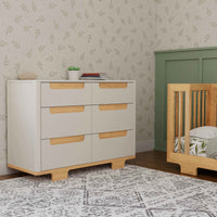 M23426WN,Yuzu 6-Drawer Dresser in White/Natural