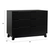 M4216B,Hudson 6-Drawer Double Dresser  Assembled in Black
