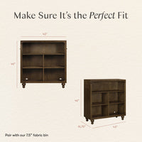 M33314TE,Nate Berkus x Babyletto Astre Assembled Bookcase in Toffee