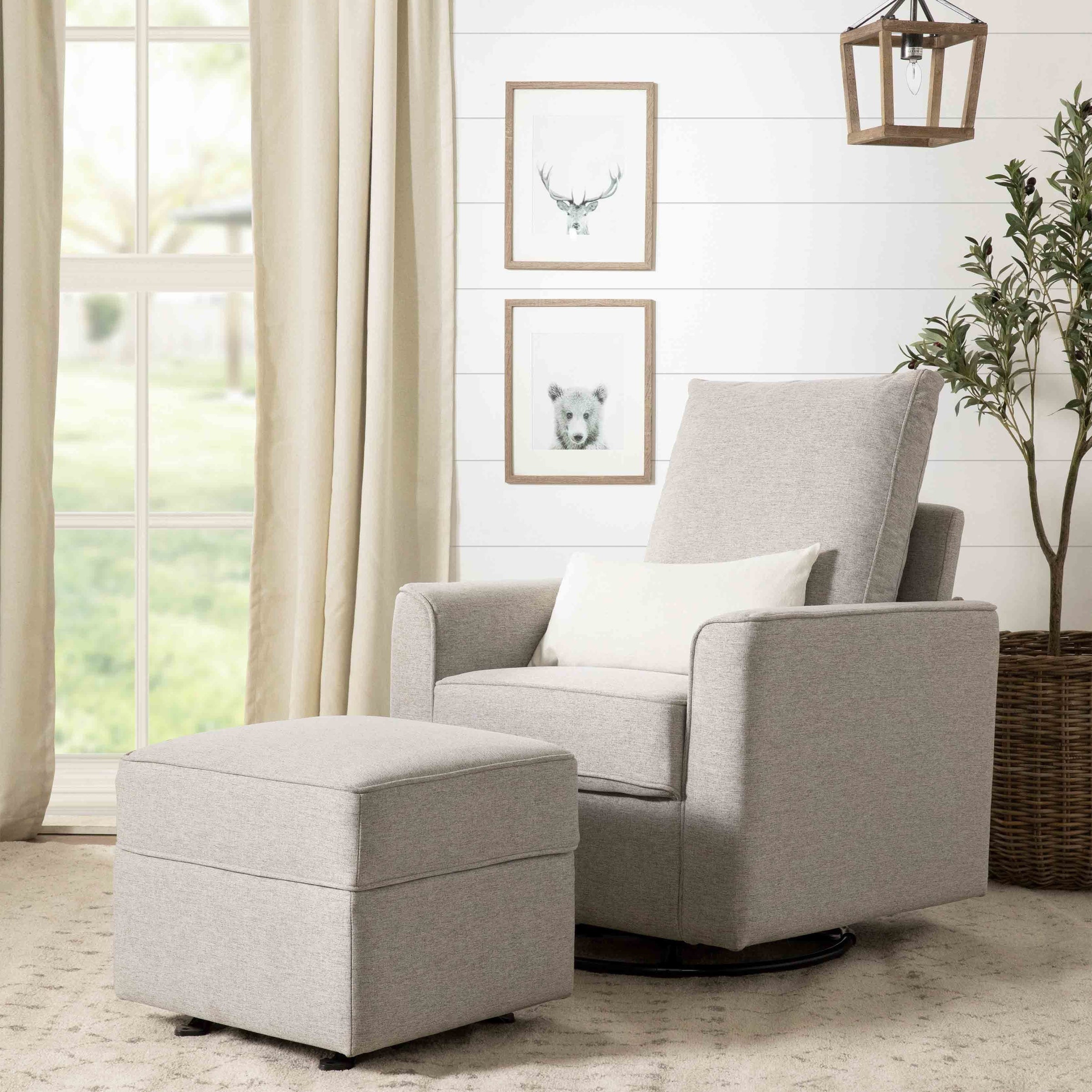 M17285PGEW,Willa/Alden Gliding Ottoman in Performance Grey Eco-Weave