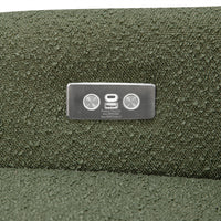 M11288OBLB,Kiwi Glider Recliner w/ Electronic Control and USB in Olive Boucle w/Light Wood Base