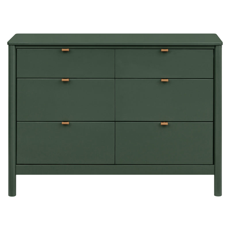 M25616FRGR,Bondi 6-Drawer Assembled Dresser in Forest Green