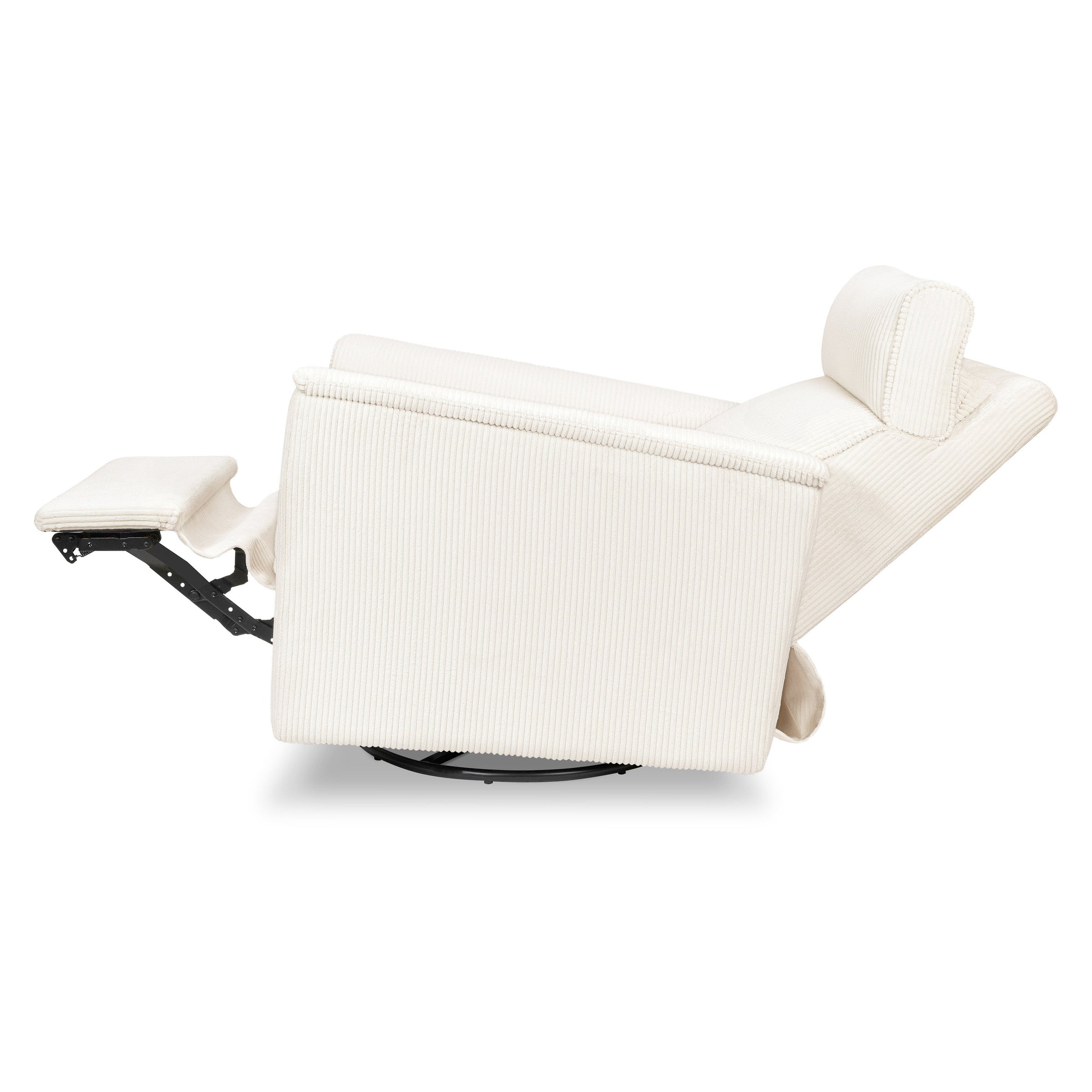 B17186YC,Willa Plus Power Glider Recliner w/ Power Headrest in Ivory Corduroy