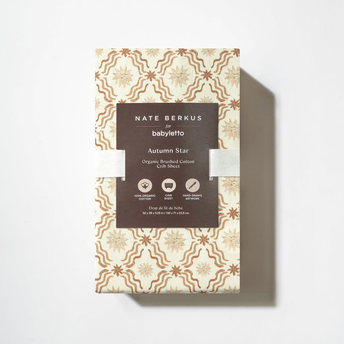 T34335ASR,Nate Berkus x Babyletto Crib Sheet in Autumn Star
