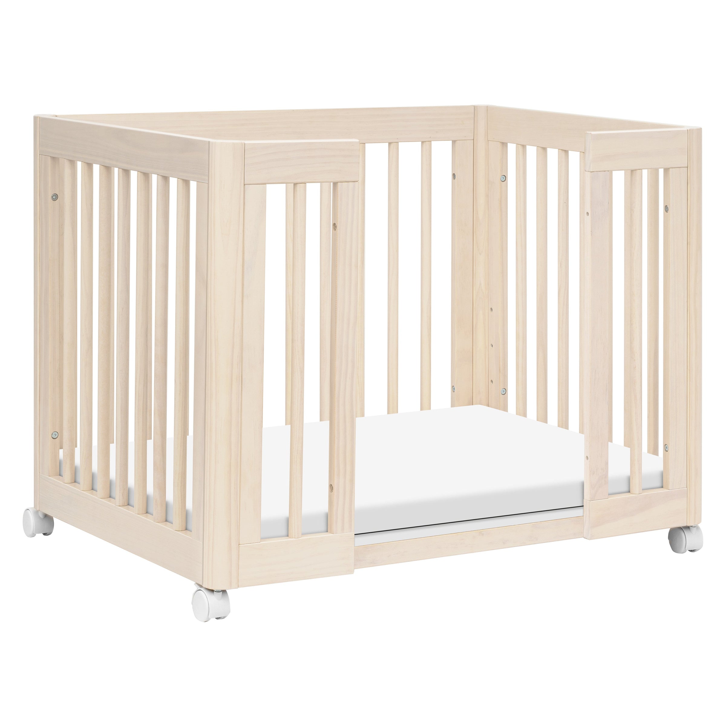 M23401NX,Yuzu 8-in-1 Convertible Crib w/All-Stages Conversion Kits in Washed Natural