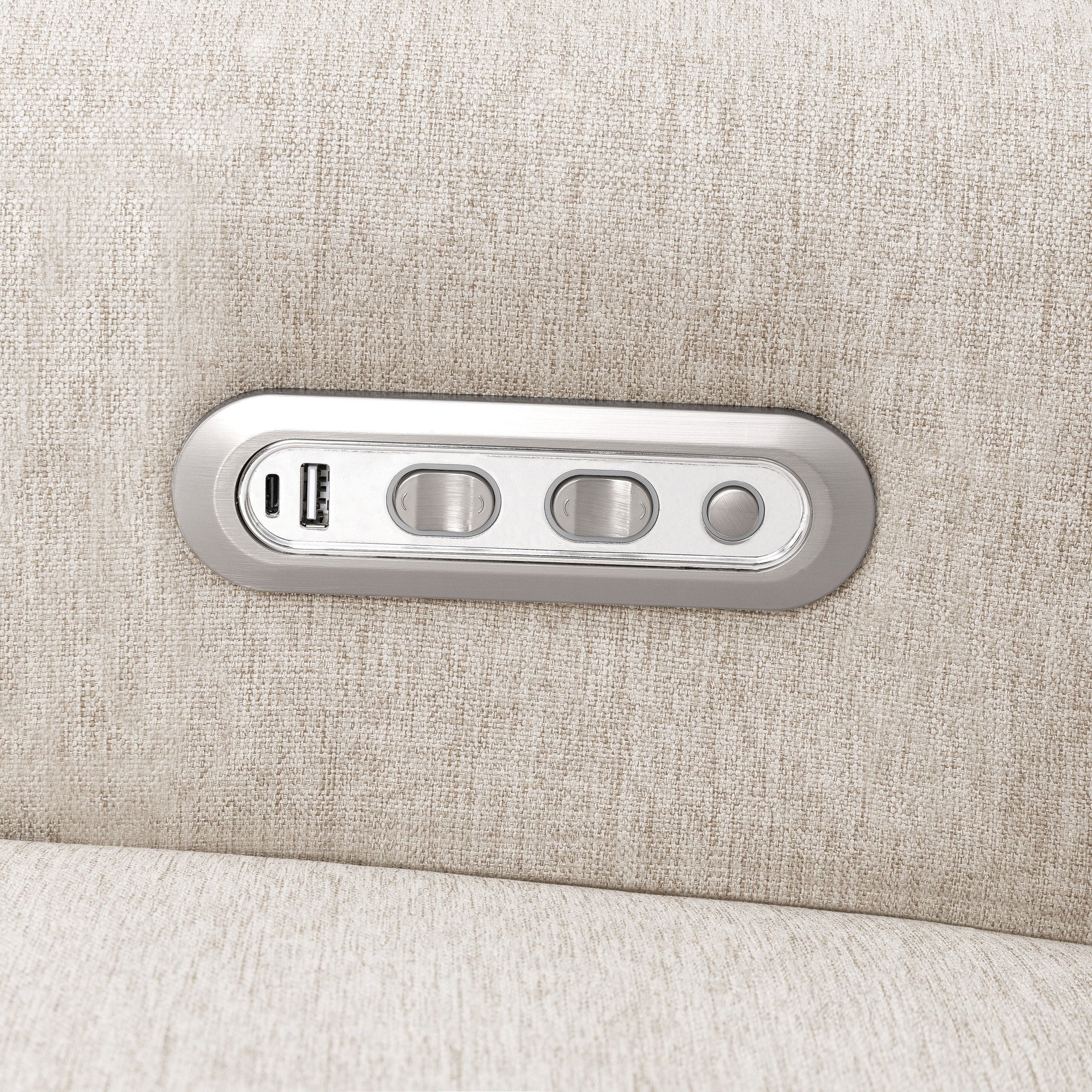 M17186PBEW,Willa Plus Power Glider Recliner w/ Power Headrest in Performance Beach Eco-Weave