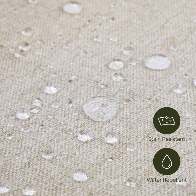 M17183PBEW,Willa Deluxe Power Glider Recliner w/Heat&Massage in Performance Beach Eco-Weave