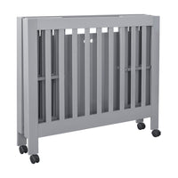 M6698G,Origami Mini Crib in Grey Finish