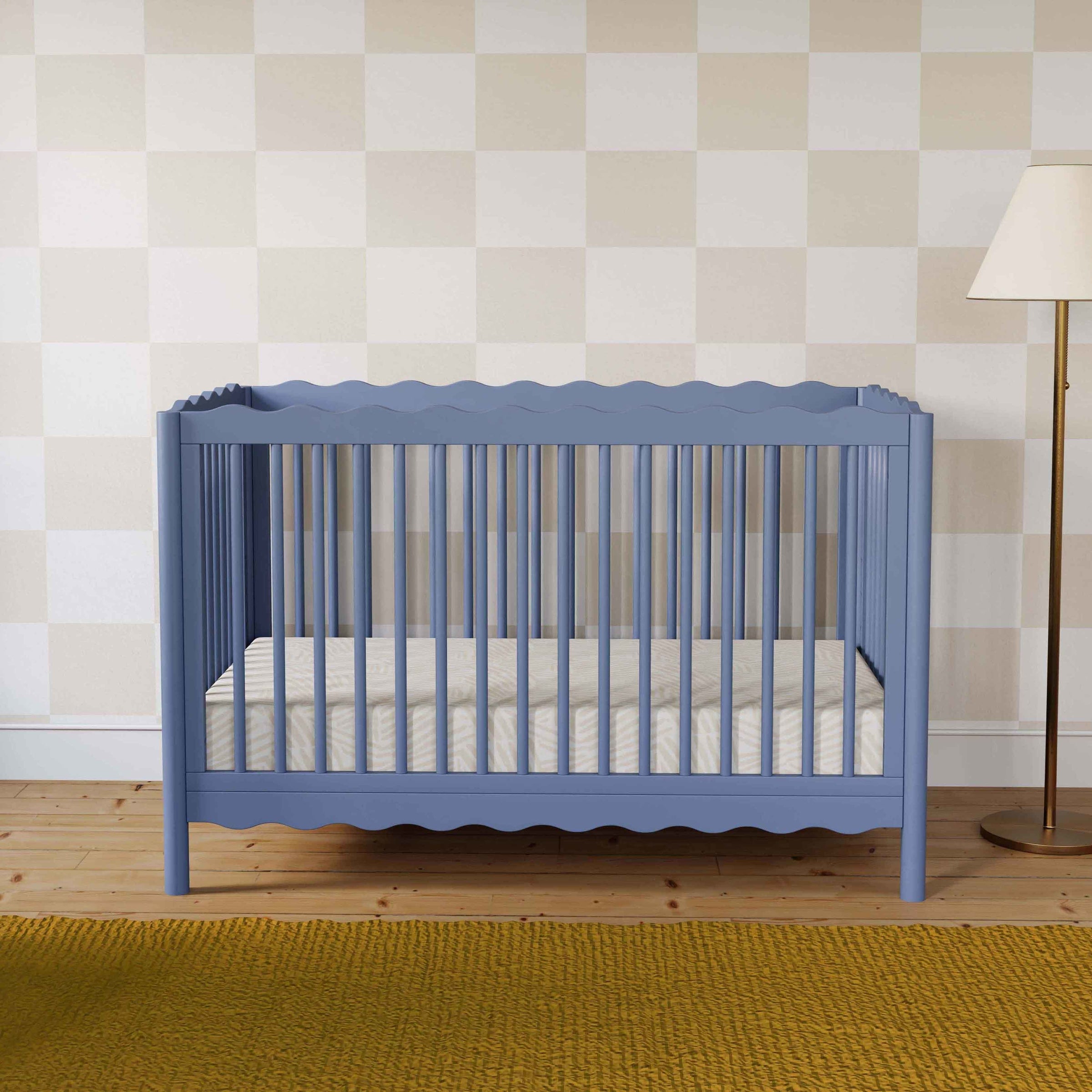 M27901CVB,Swell 4-in-1 Convertible Crib w/Toddler Conversion Kit in Cove Blue