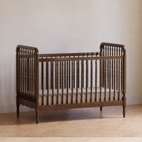 M7101NL,Liberty 3-in-1 Convertible Spindle Crib w/Toddler Bed Conversion Kit in Natural Walnut