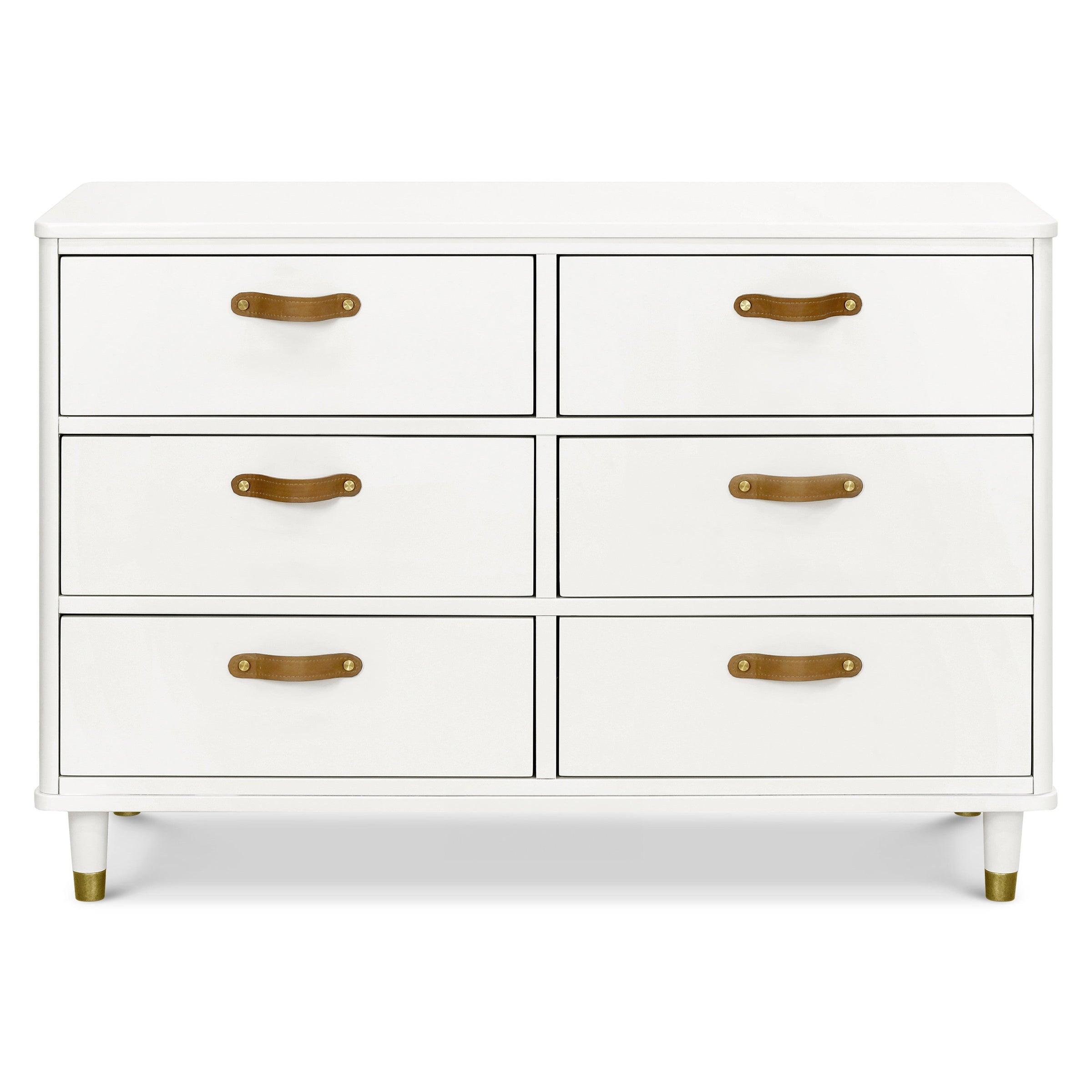 B14316RW,Tanner 6-Drawer Dresser in Warm White