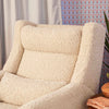 M11286AT,Kiwi Plus Power Glider Recliner w/ Power Headrest in Almond Teddy Loop