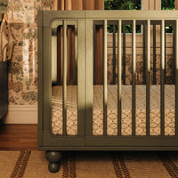 M33380AE,Nate Berkus x Babyletto Astre All-Stages Crib w/Bassinet & Toddler Bed Kits in Archival Elm