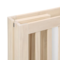 M6698NX,Origami Mini Crib in Washed Natural