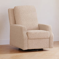 M22287CSG,Crewe Recliner and Swivel Glider in Chai Shearling