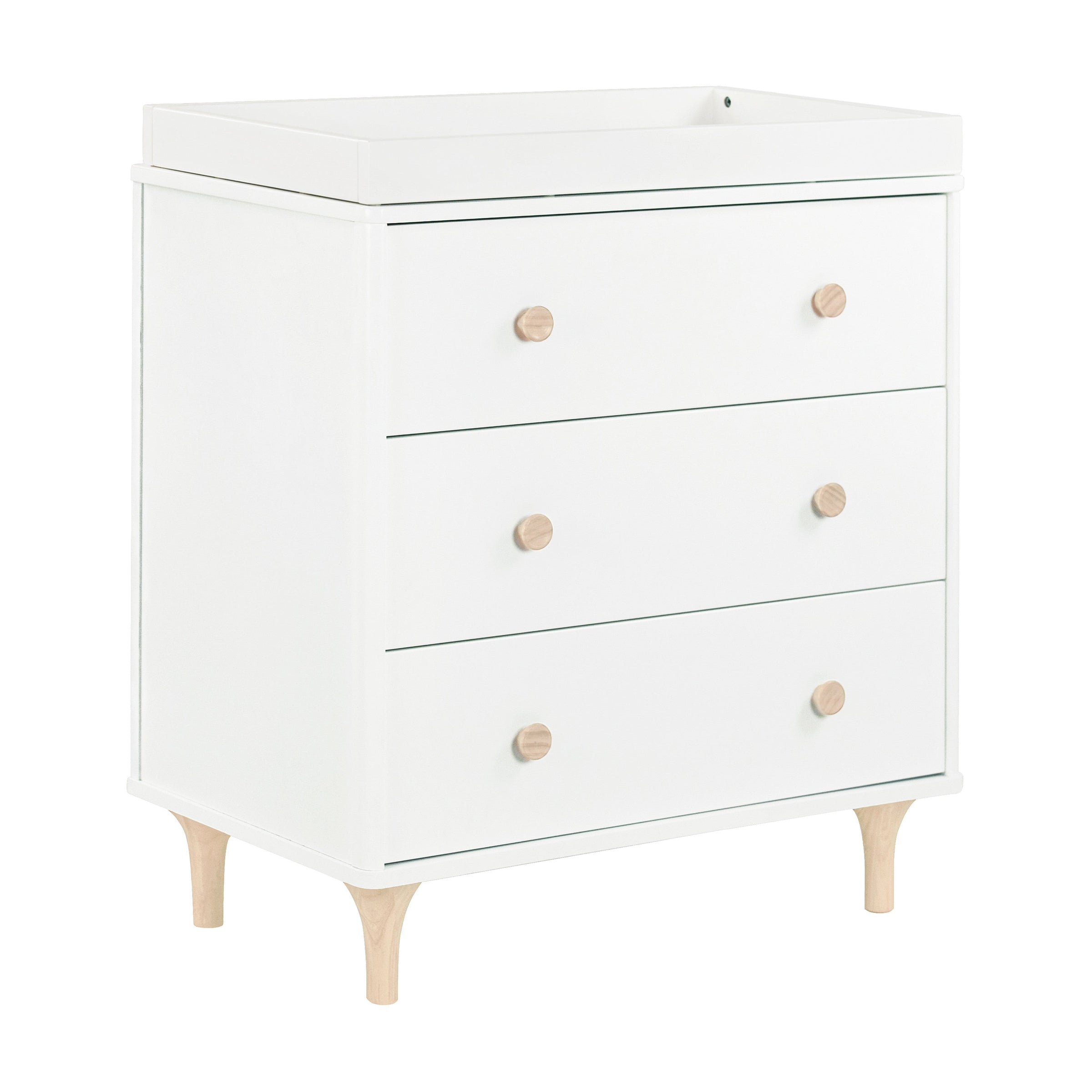 M902372NX,Lolly 3-Drawer Dresser Feet and Knob Set in Washed Natural