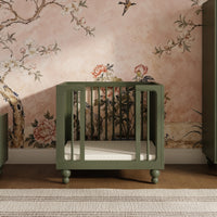 M33380AE,Nate Berkus x Babyletto Astre All-Stages Crib w/Bassinet & Toddler Bed Kits in Archival Elm