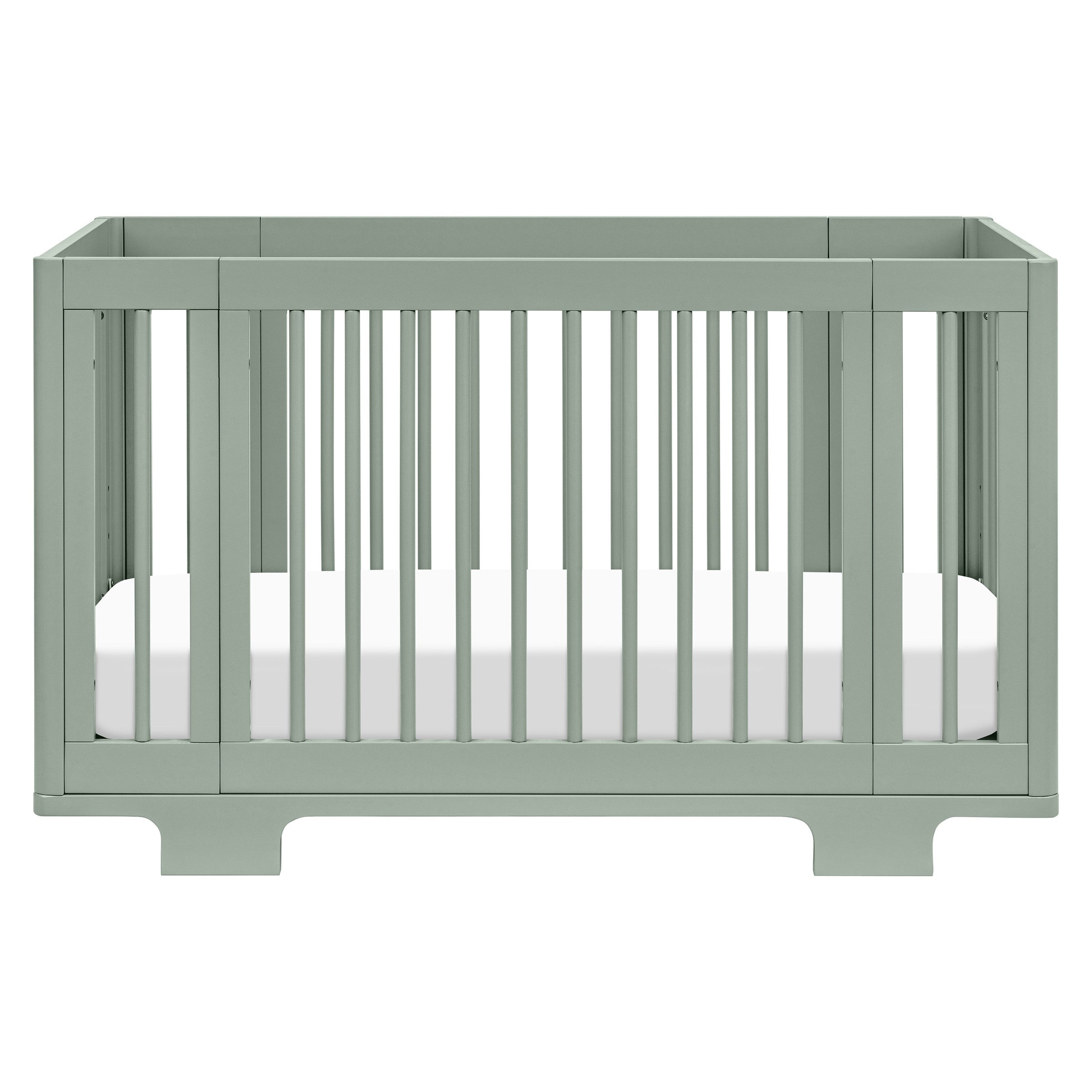 M23401LS,Yuzu 8-in-1 Convertible Crib w/All-Stages Conversion Kits in Light Sage