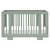 M23401LS,Yuzu 8-in-1 Convertible Crib w/All-Stages Conversion Kits in Light Sage