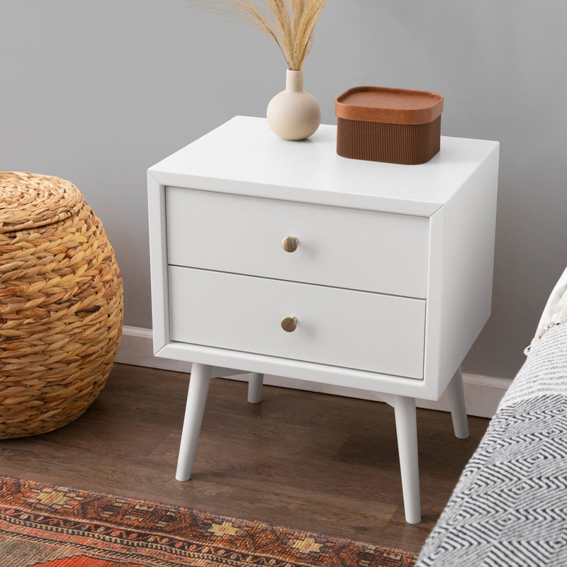 M15960RW,Palma Nightstand with USB Port  Assembled in Warm White