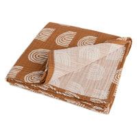 T29038,Rainbow Muslin Swaddle in GOTS Certified Organic Cotton