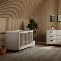 B14301RW,Tanner 3-in-1 Convertible Crib in Warm White