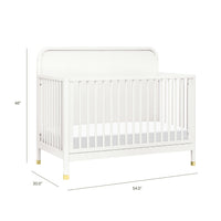M26701RW,Brimsley Tambour 4-in-1 Convertible Crib in Warm White