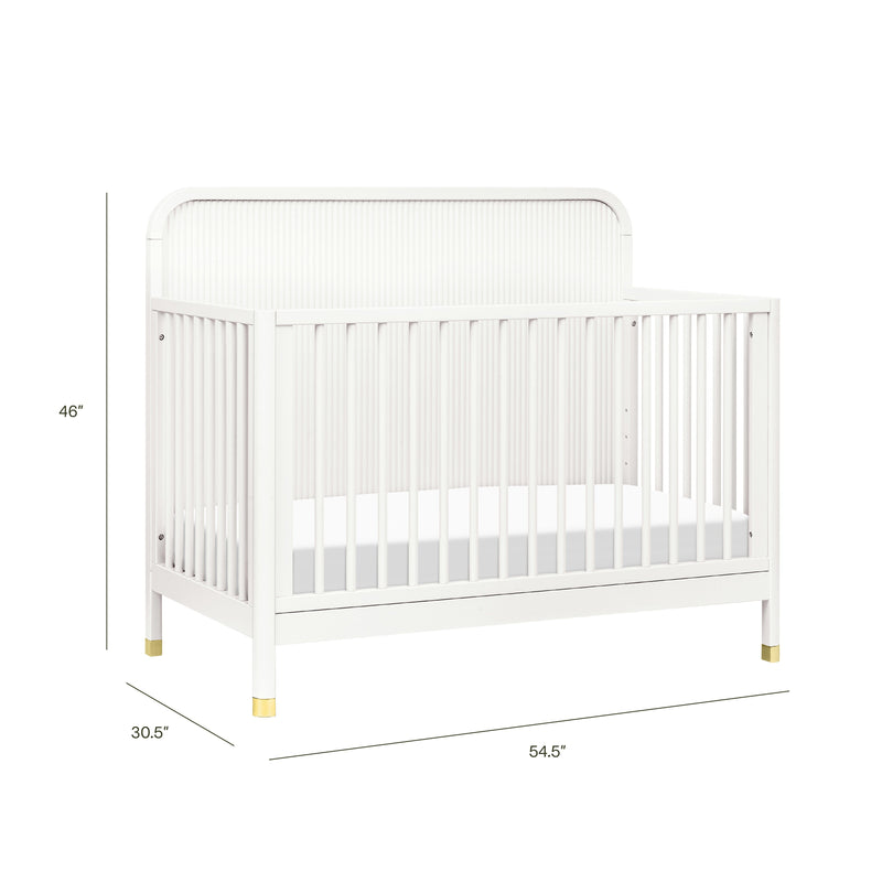 M26701RW,Brimsley Tambour 4-in-1 Convertible Crib in Warm White