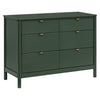 M25616FRGR,Bondi 6-Drawer Assembled Dresser in Forest Green