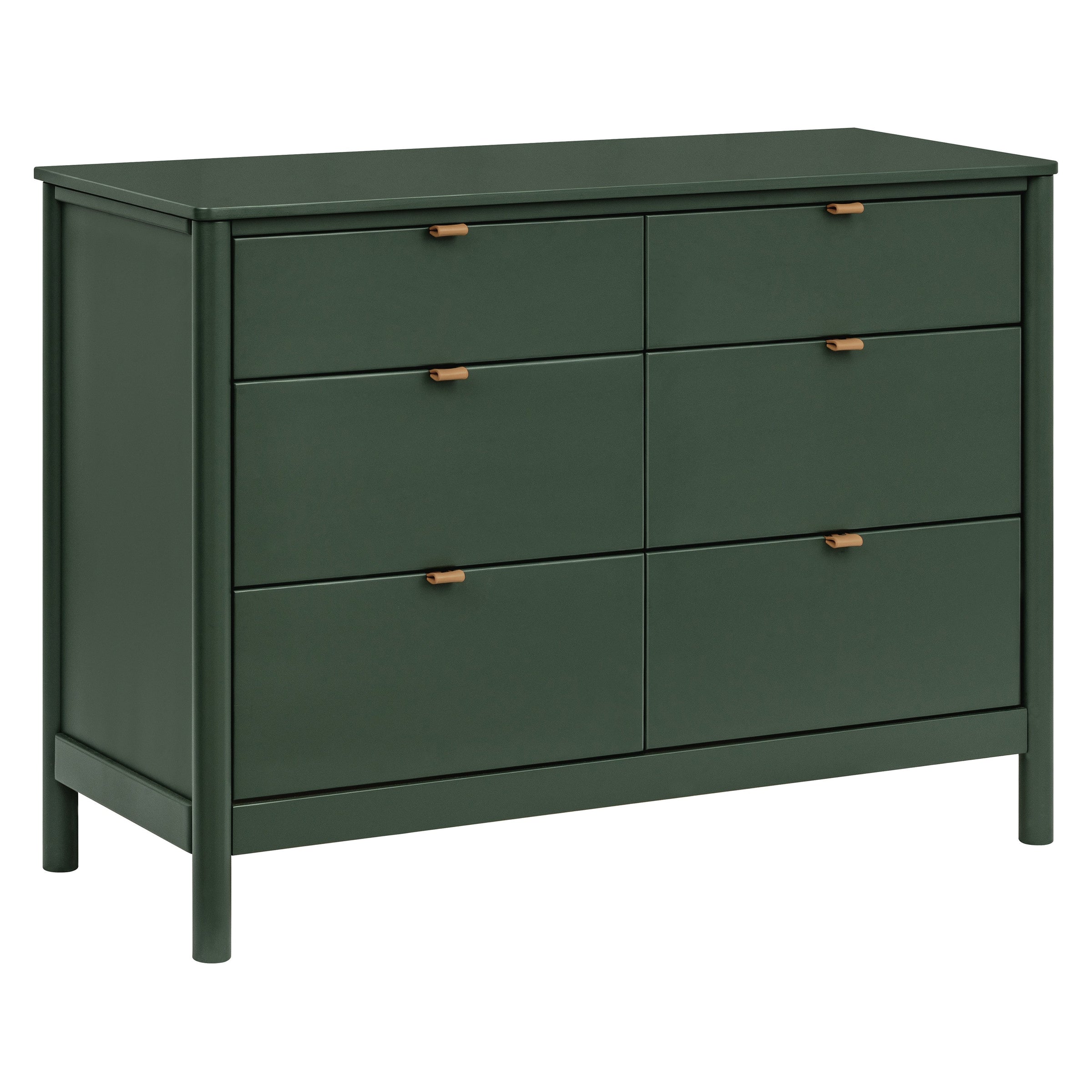 M25616FRGR,Bondi 6-Drawer Assembled Dresser in Forest Green
